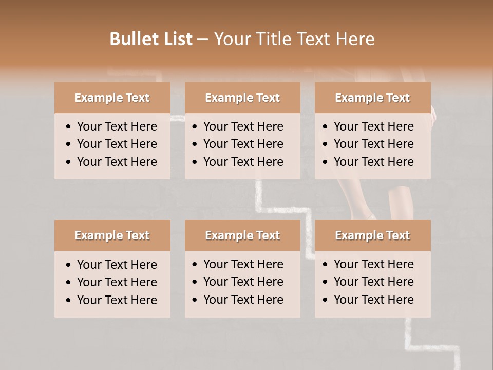 White Cool Unit PowerPoint Template