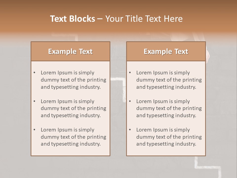 White Cool Unit PowerPoint Template