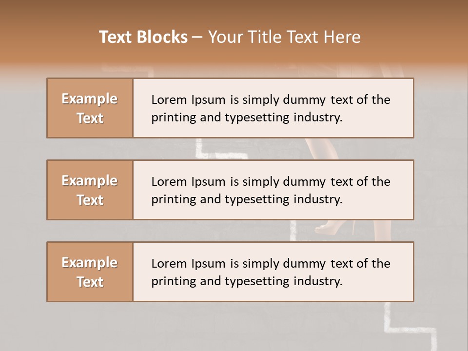 White Cool Unit PowerPoint Template