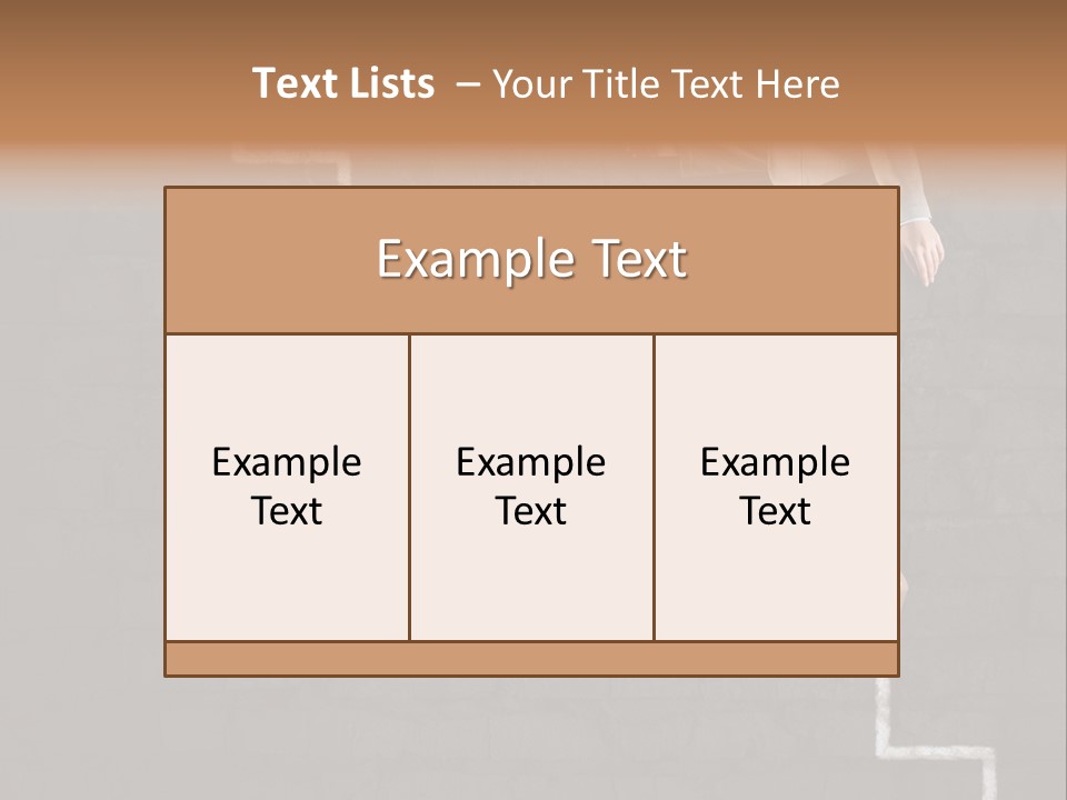 White Cool Unit PowerPoint Template