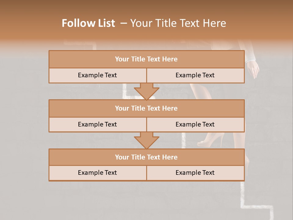 White Cool Unit PowerPoint Template