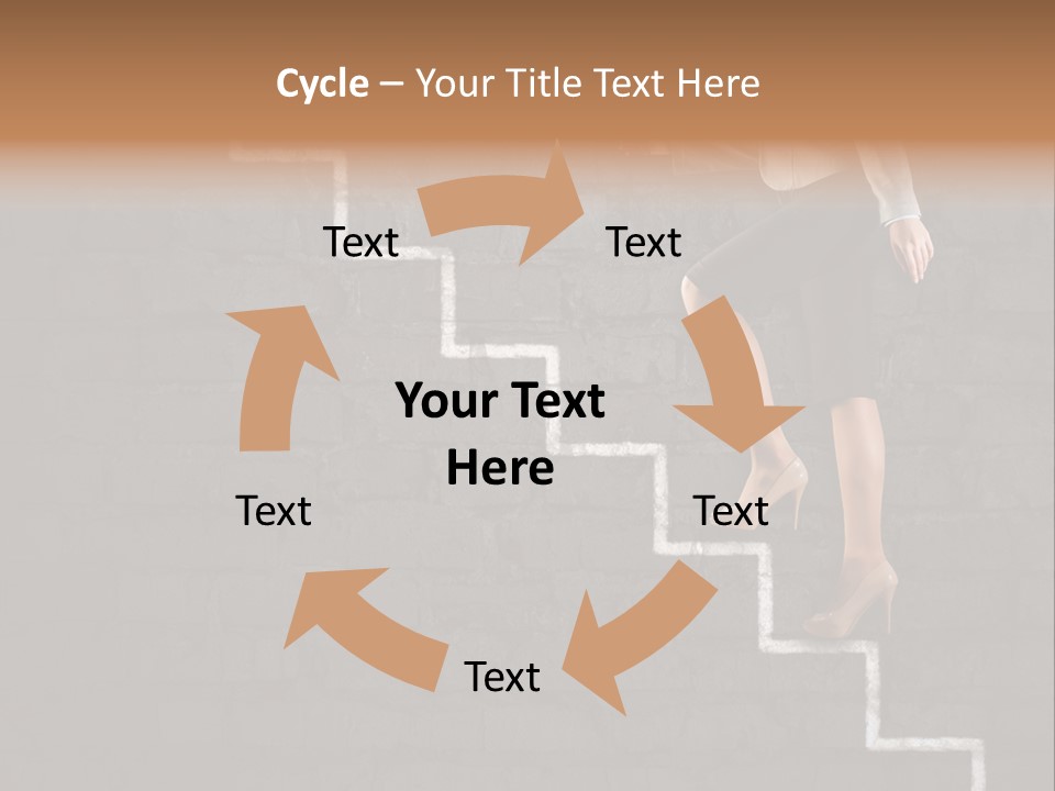 White Cool Unit PowerPoint Template