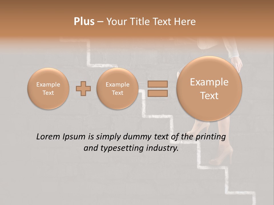 White Cool Unit PowerPoint Template