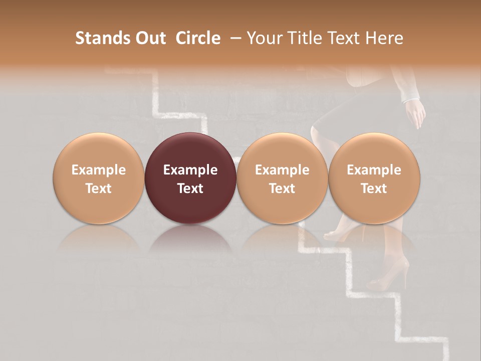 White Cool Unit PowerPoint Template