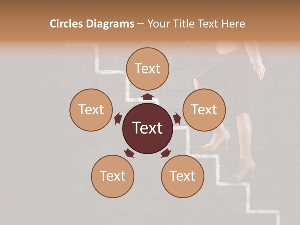 White Cool Unit PowerPoint Template