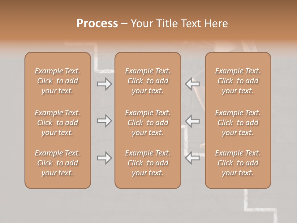 White Cool Unit PowerPoint Template