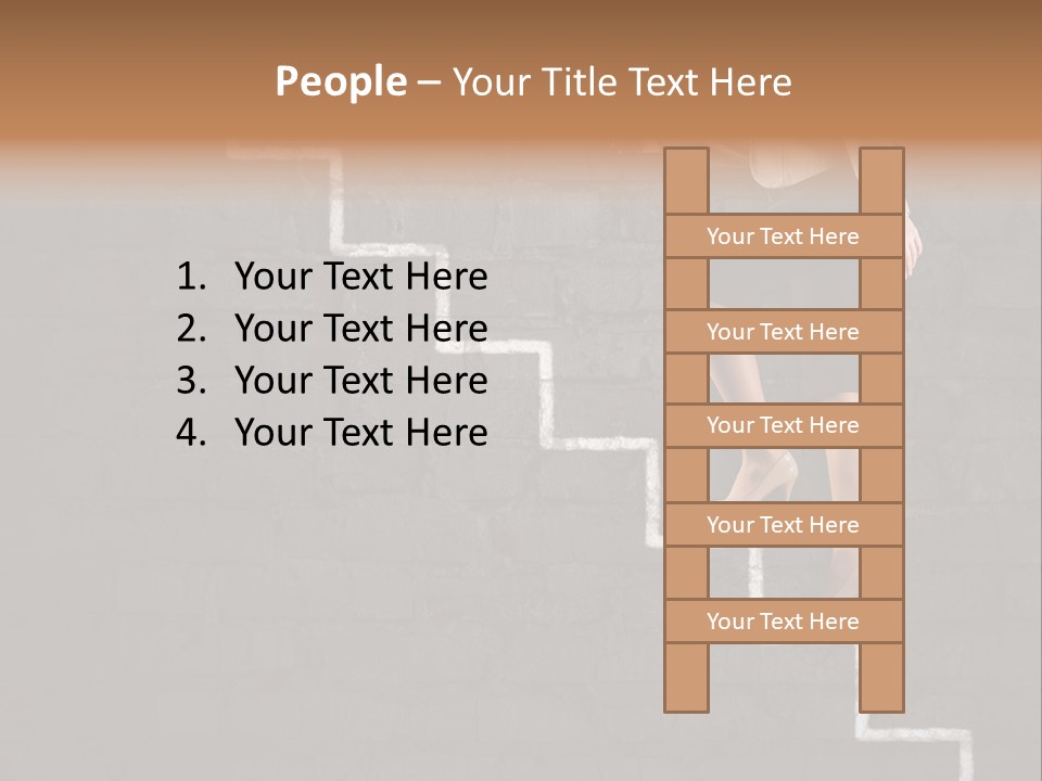 White Cool Unit PowerPoint Template