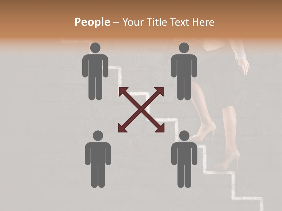 White Cool Unit PowerPoint Template