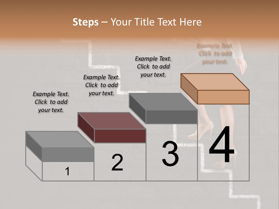White Cool Unit PowerPoint Template