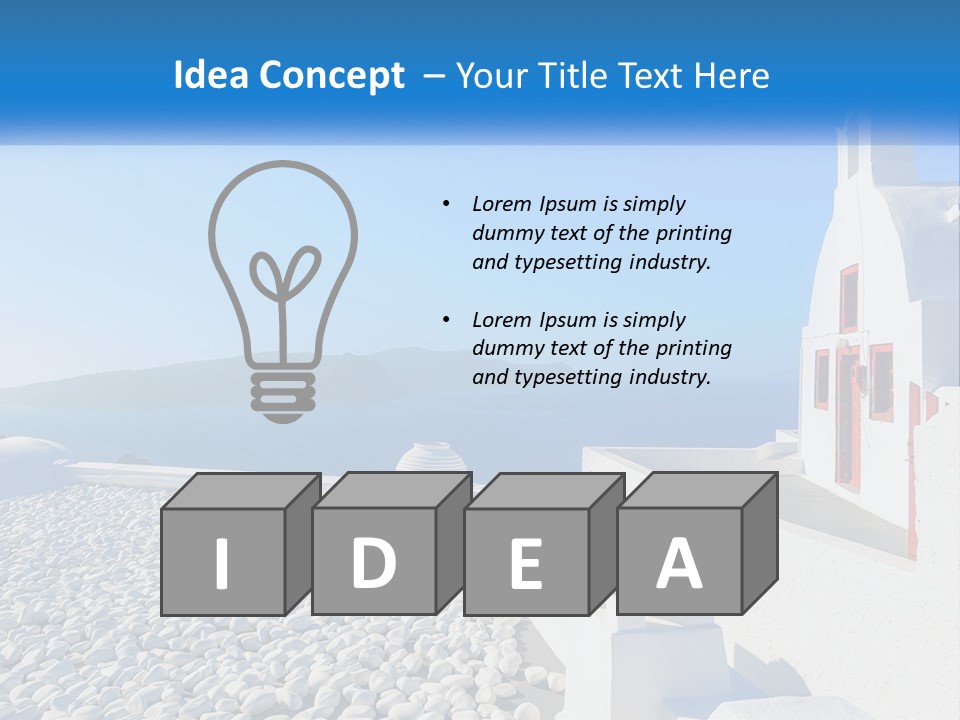 White Conditioner Ventilation PowerPoint Template