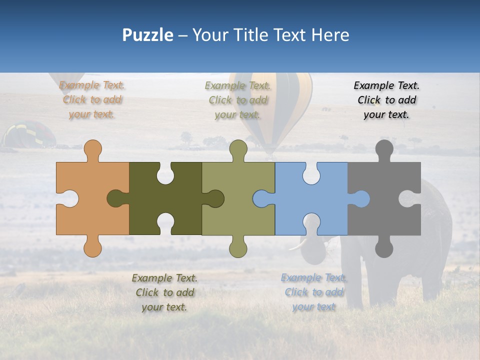 House Air Heat PowerPoint Template