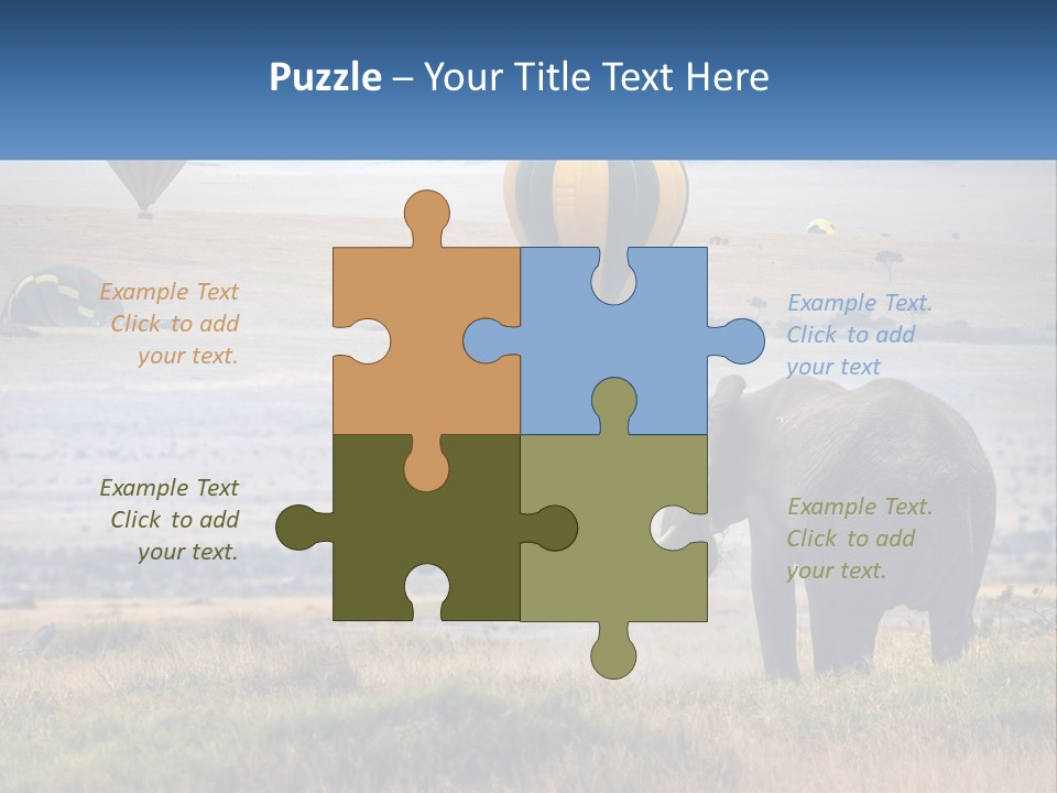 House Air Heat PowerPoint Template