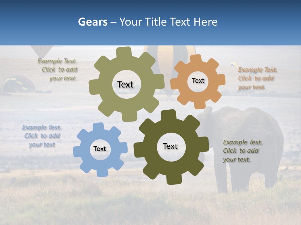 House Air Heat PowerPoint Template