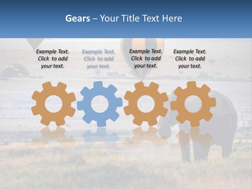 House Air Heat PowerPoint Template