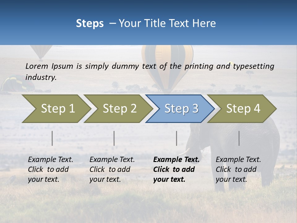 House Air Heat PowerPoint Template