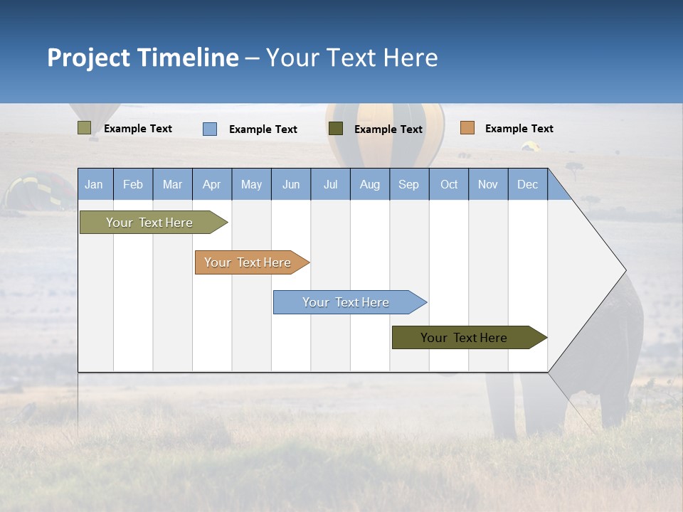 House Air Heat PowerPoint Template
