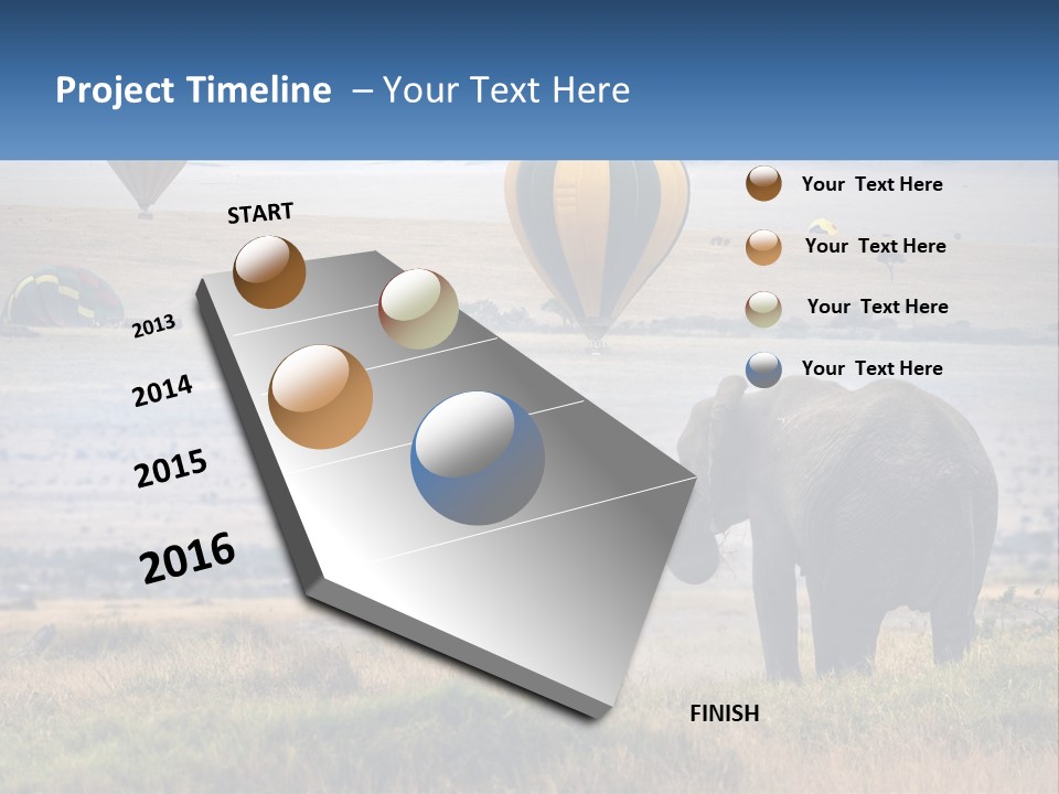 House Air Heat PowerPoint Template