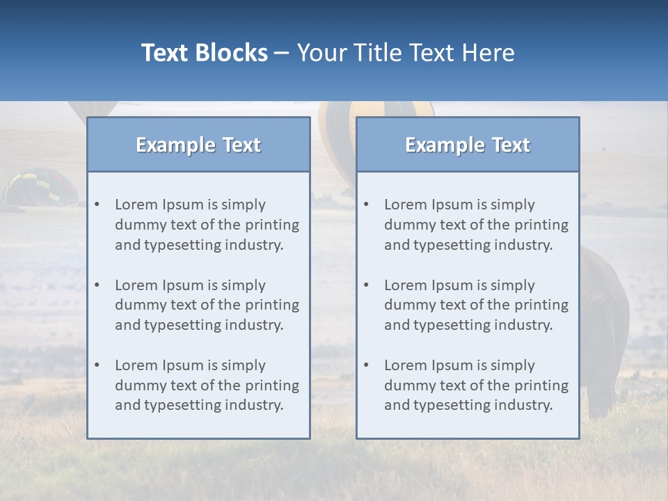 House Air Heat PowerPoint Template