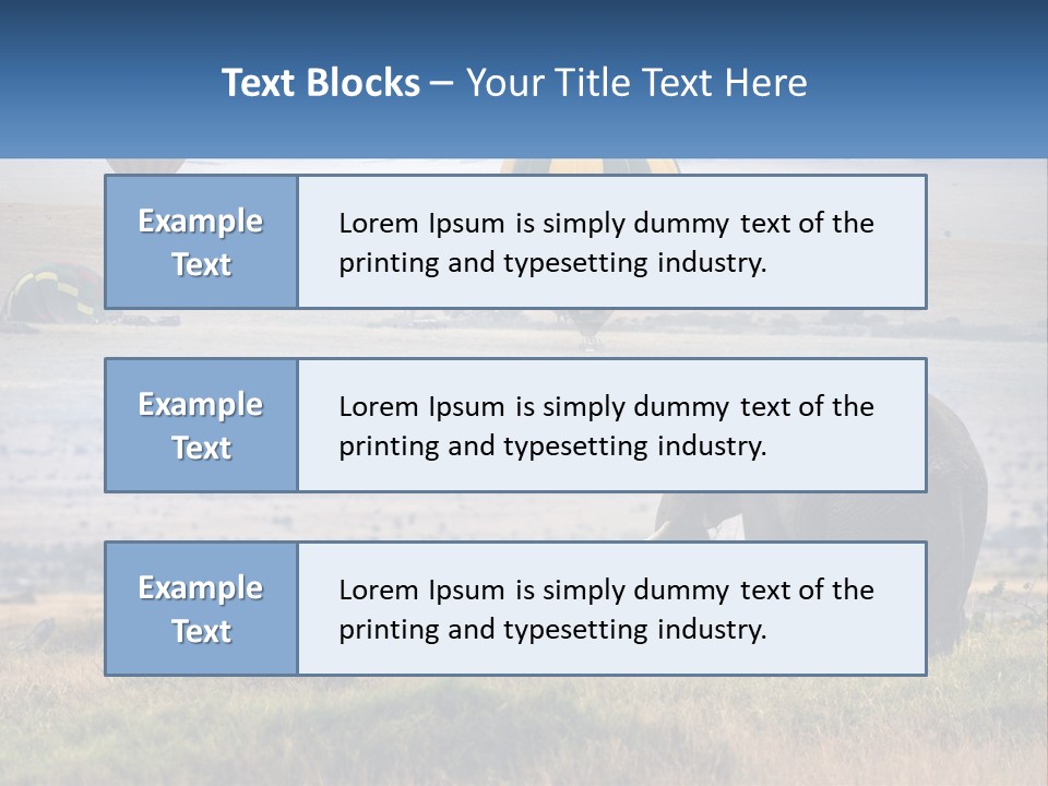 House Air Heat PowerPoint Template