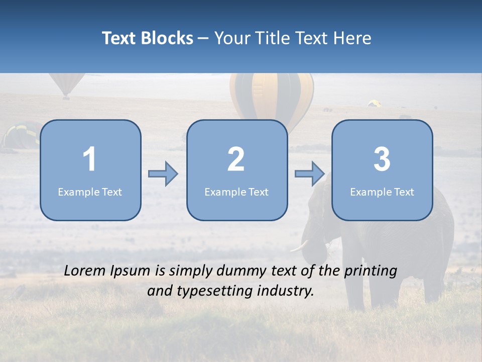 House Air Heat PowerPoint Template