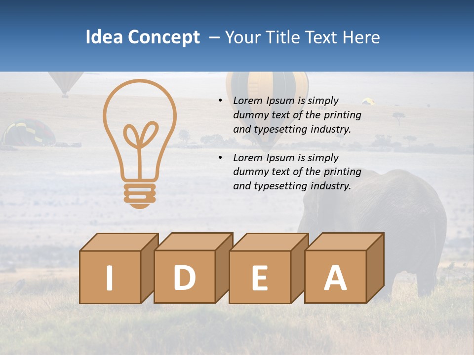 House Air Heat PowerPoint Template