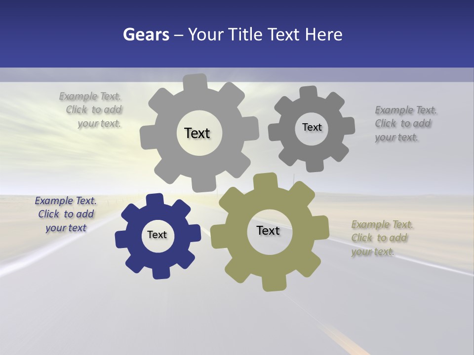 Cool White Ventilation PowerPoint Template