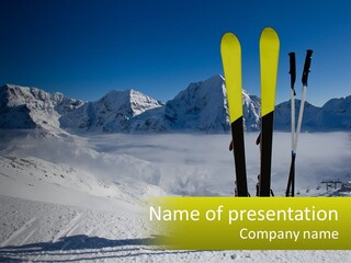 Climate Cold Equipment PowerPoint Template