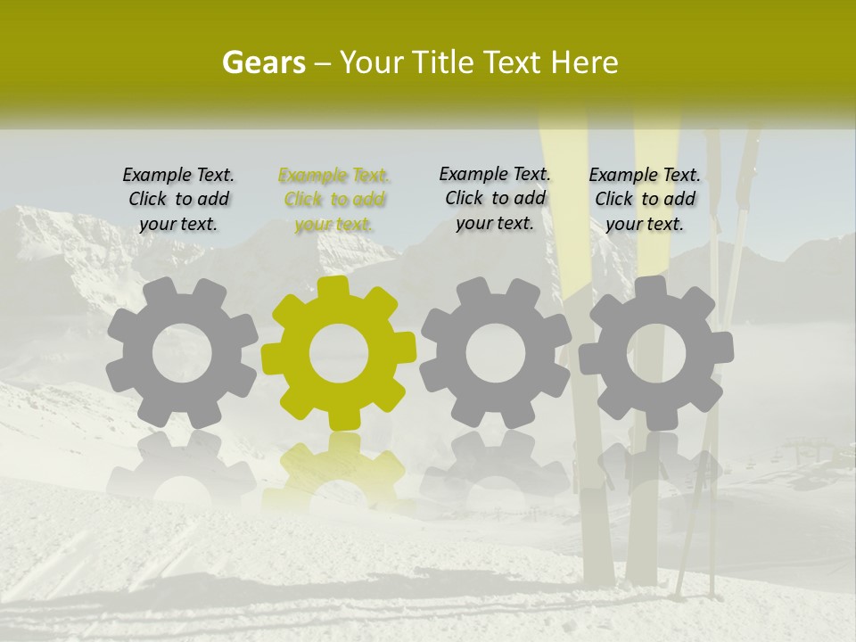 Climate Cold Equipment PowerPoint Template