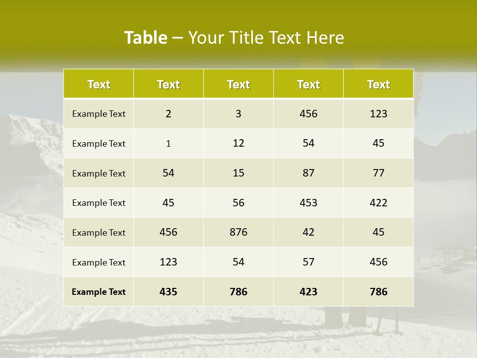 Climate Cold Equipment PowerPoint Template