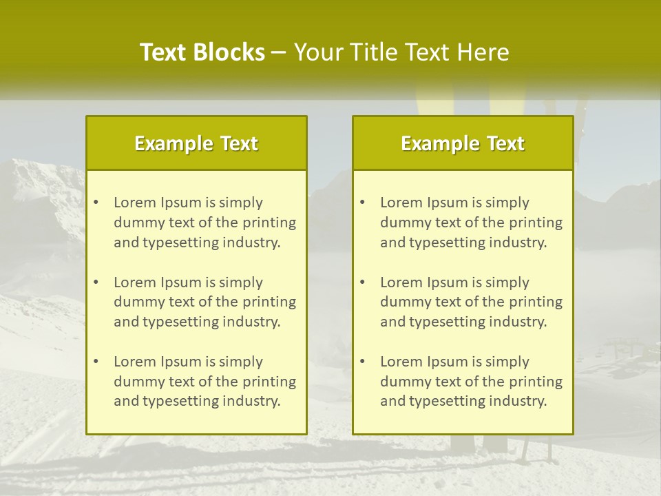 Climate Cold Equipment PowerPoint Template