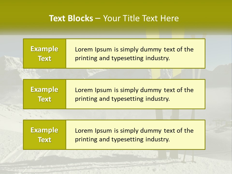 Climate Cold Equipment PowerPoint Template
