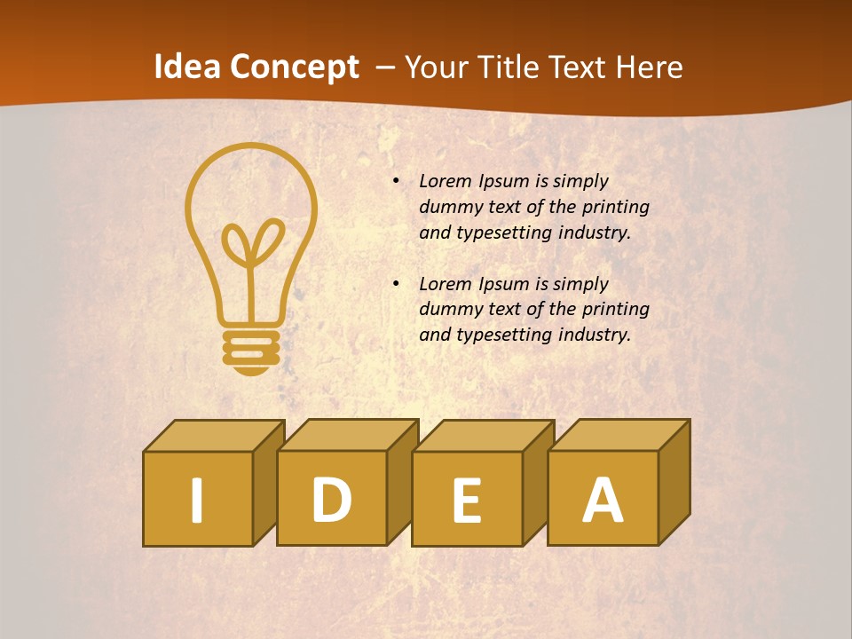 Home Power Part PowerPoint Template