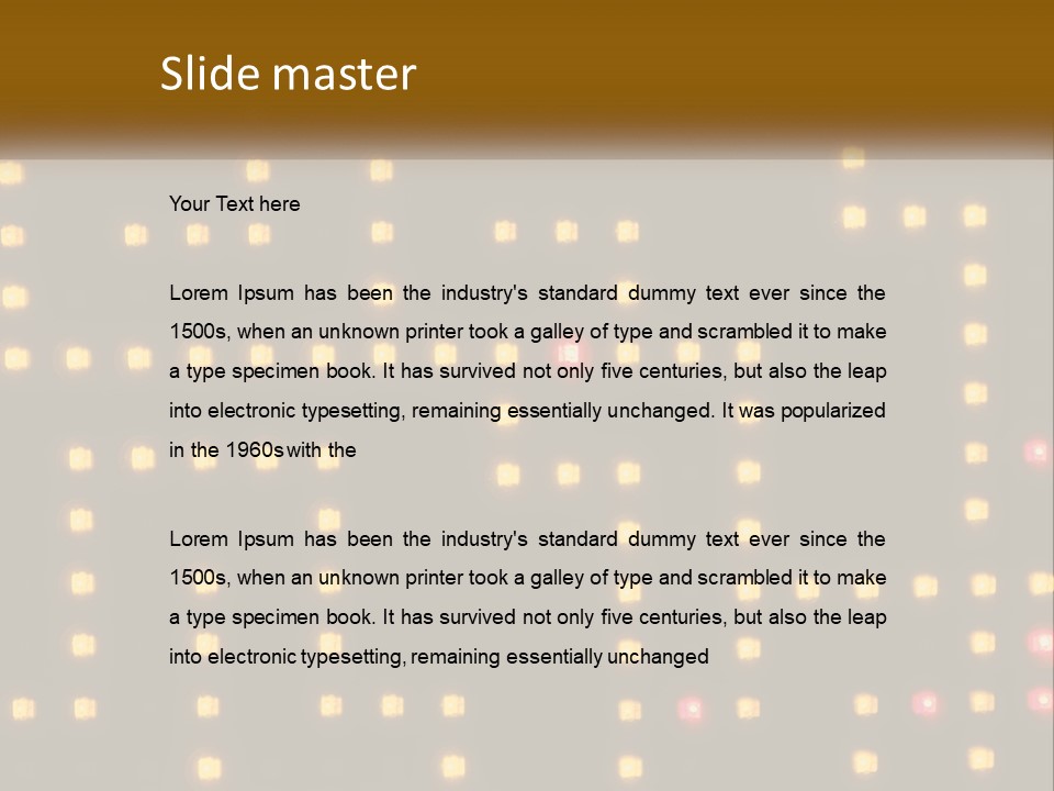 Electricity Home System PowerPoint Template