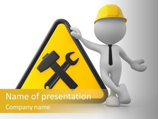 Electricity Cold Unit PowerPoint Template