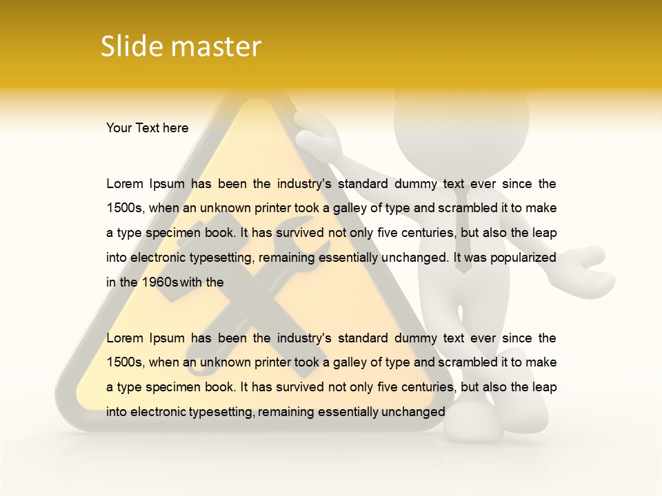 Electricity Cold Unit PowerPoint Template