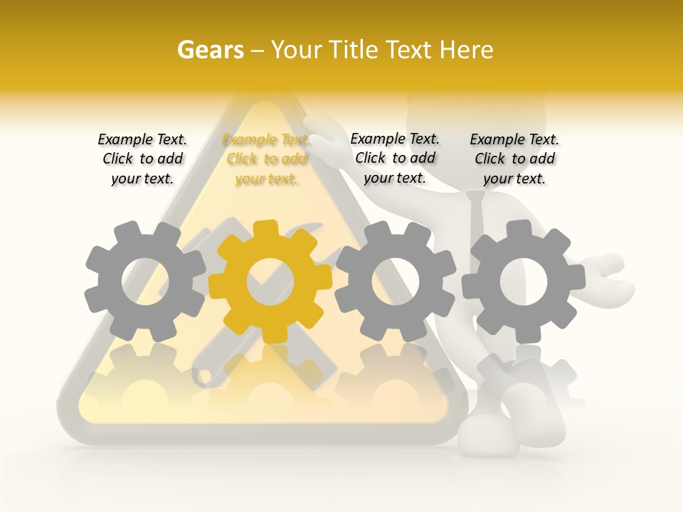 Electricity Cold Unit PowerPoint Template