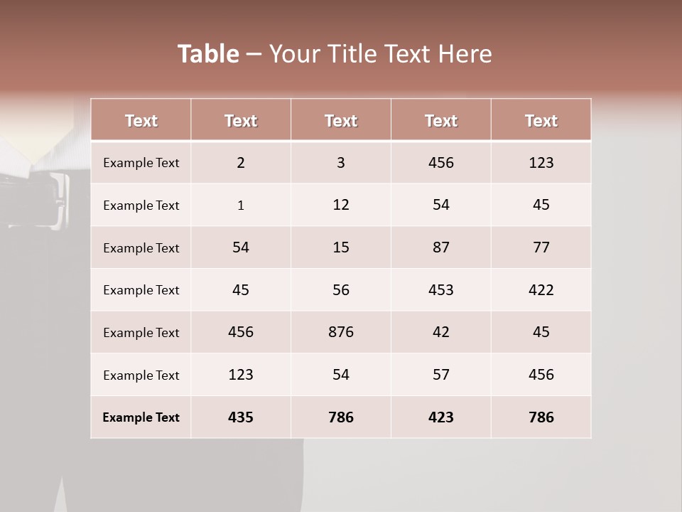Electric Unit Ventilation PowerPoint Template
