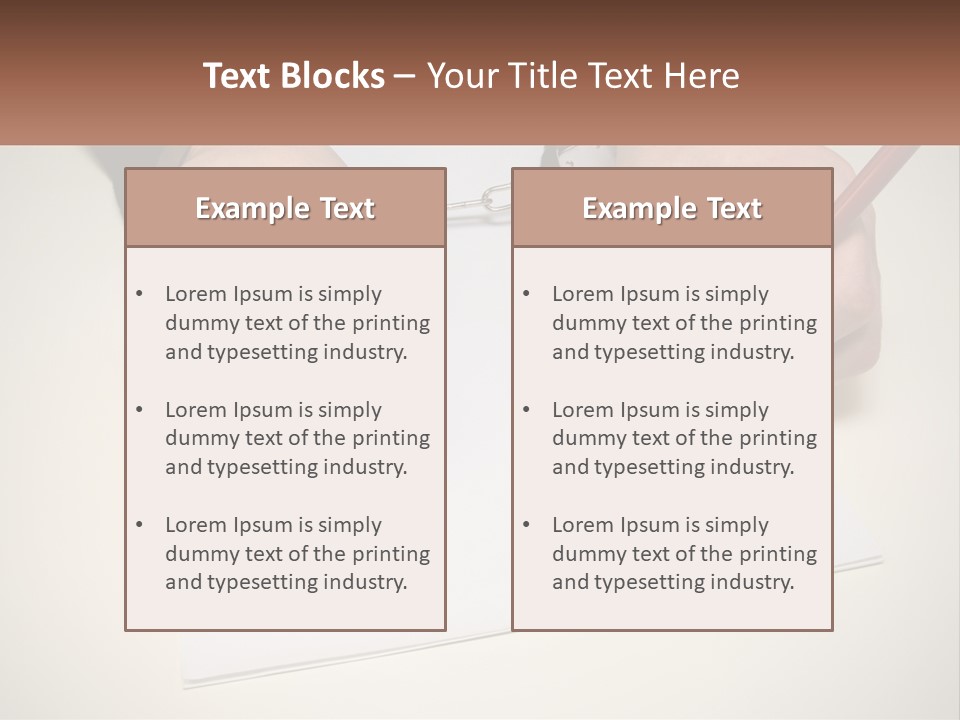 Conditioner Home Supply PowerPoint Template