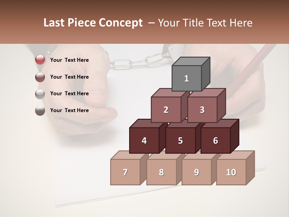 Conditioner Home Supply PowerPoint Template