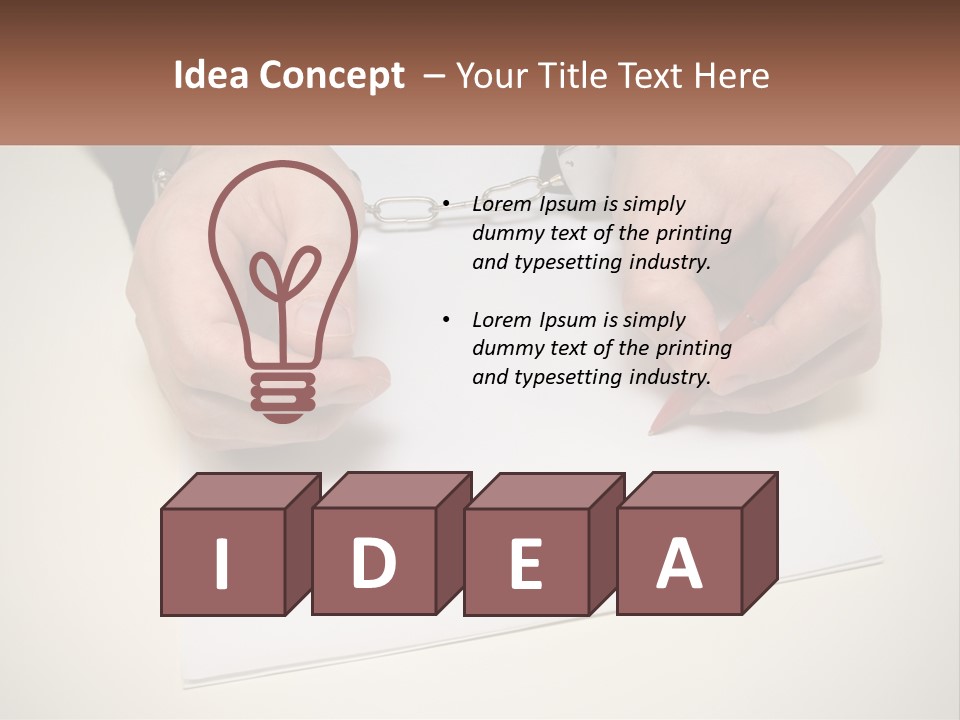 Conditioner Home Supply PowerPoint Template