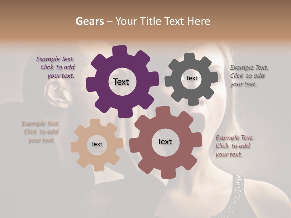 Industry Electric Heat PowerPoint Template