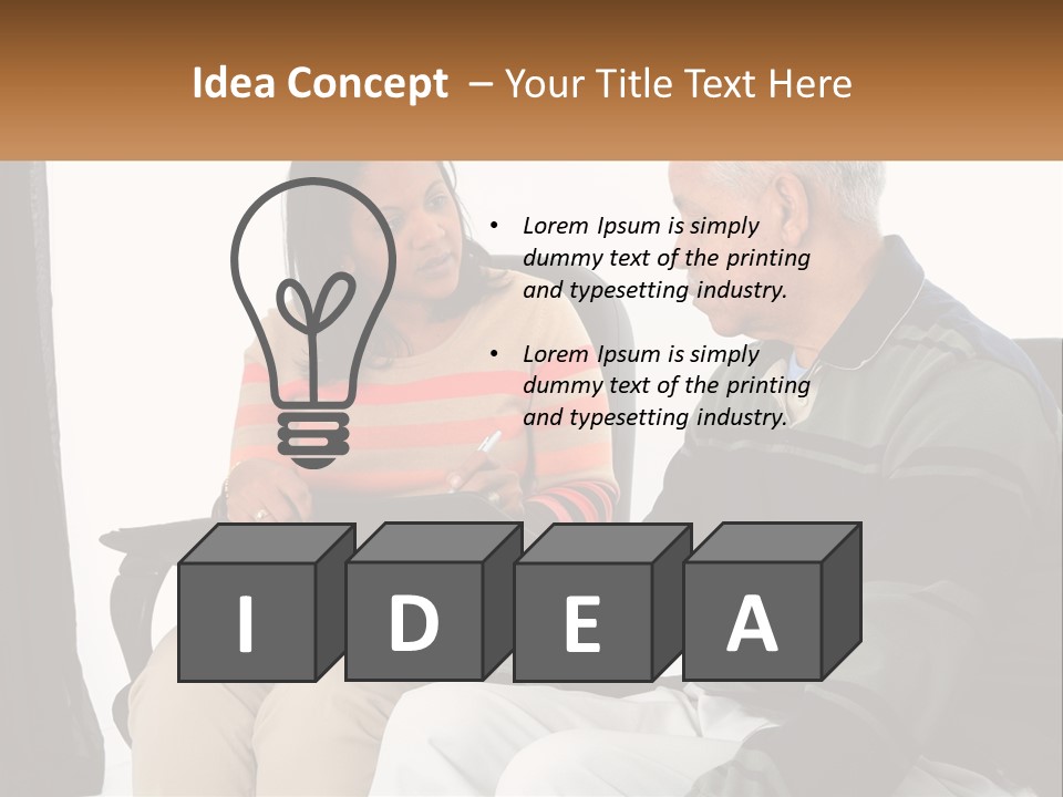 Industry Heat House PowerPoint Template