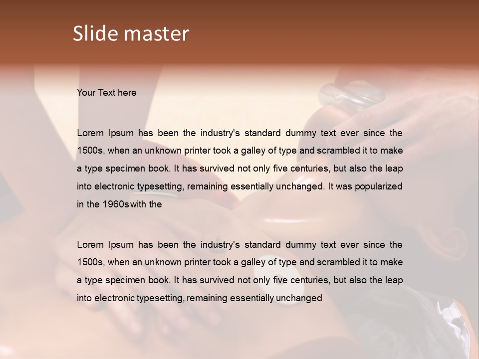 Supply Industry Conditioner PowerPoint Template