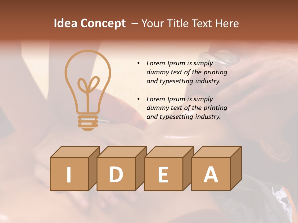 Supply Industry Conditioner PowerPoint Template