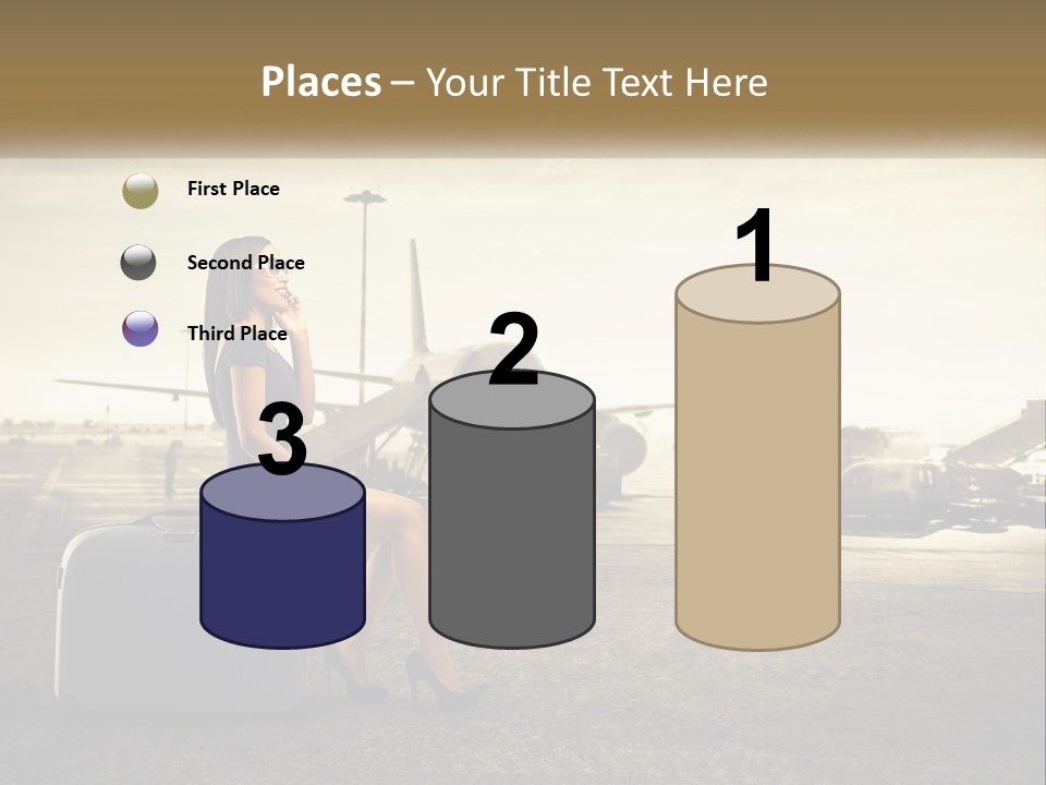 White Condition Conditioner PowerPoint Template