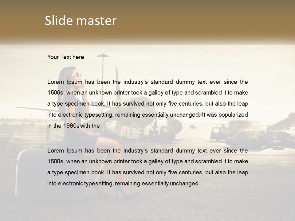 White Condition Conditioner PowerPoint Template