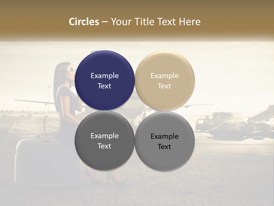 White Condition Conditioner PowerPoint Template