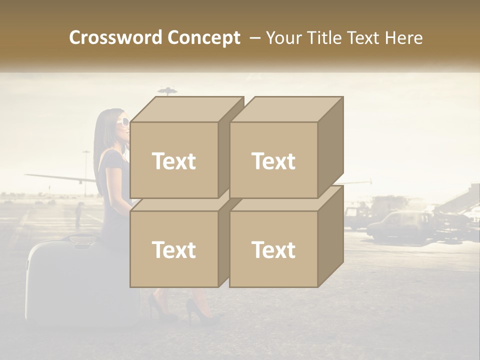 White Condition Conditioner PowerPoint Template