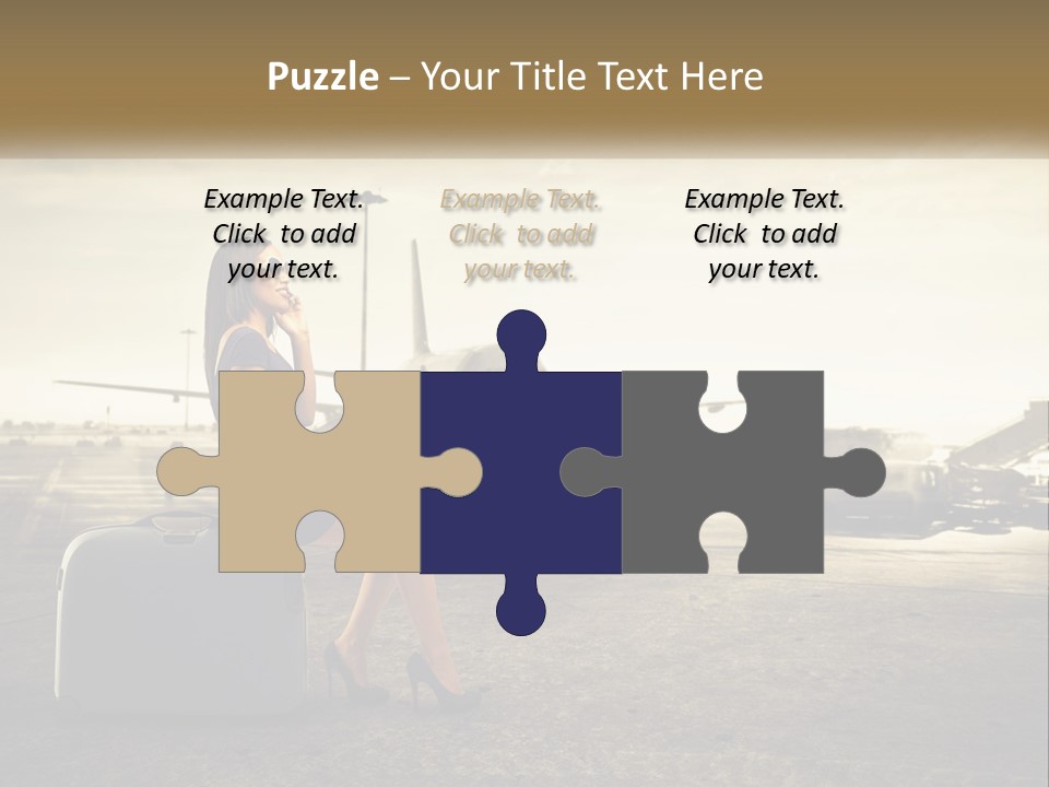 White Condition Conditioner PowerPoint Template