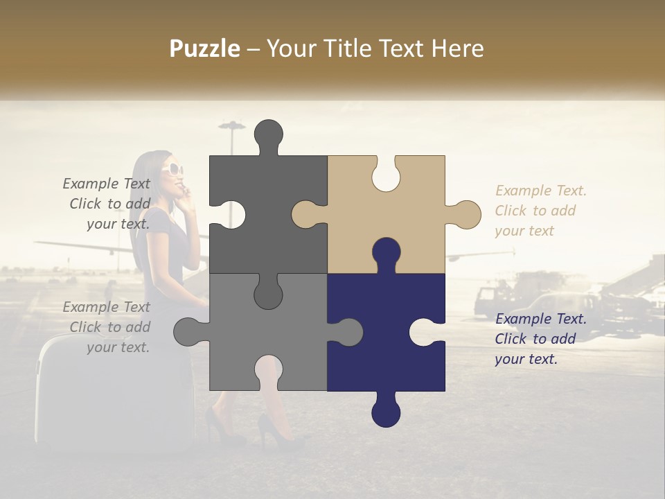 White Condition Conditioner PowerPoint Template